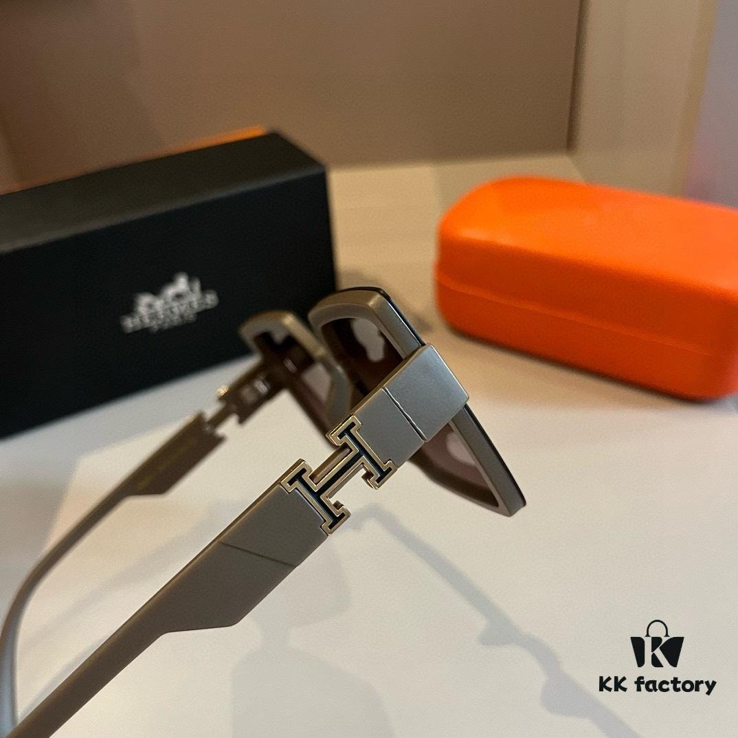 Hermes Women's Sunglasses, Oval Lenses, Ultra-Premium Custom Design, Essential Eyewear for Travel and Driving