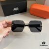 Hermès Women's New Heavyweight Sunglasses with Oversized 3D Frame for Flattering Facial Contour