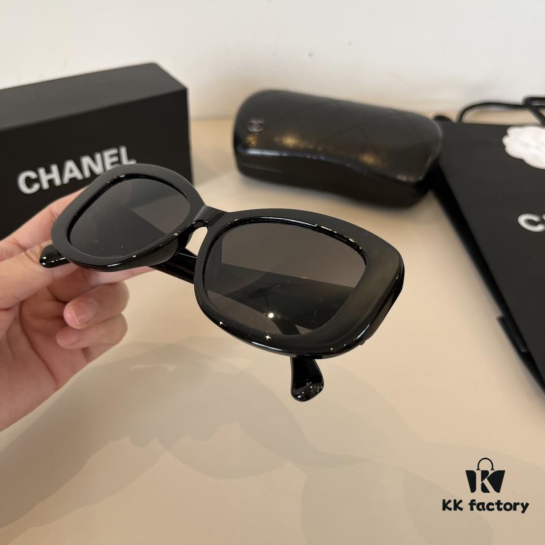 Chanel Sunglasses, Polarized Sun Protection Glasses, High-End European and American Style, Super Flattering Face-Shaping Design
