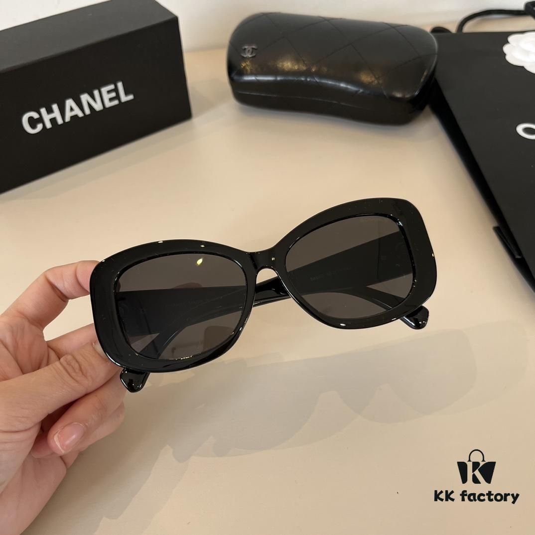 Chanel Sunglasses, Polarized Sun Protection Glasses, High-End European and American Style, Super Flattering Face-Shaping Design