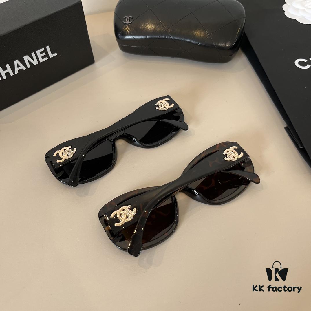 Chanel Sunglasses, Polarized Sun Protection Glasses, High-End European and American Style, Super Flattering Face-Shaping Design