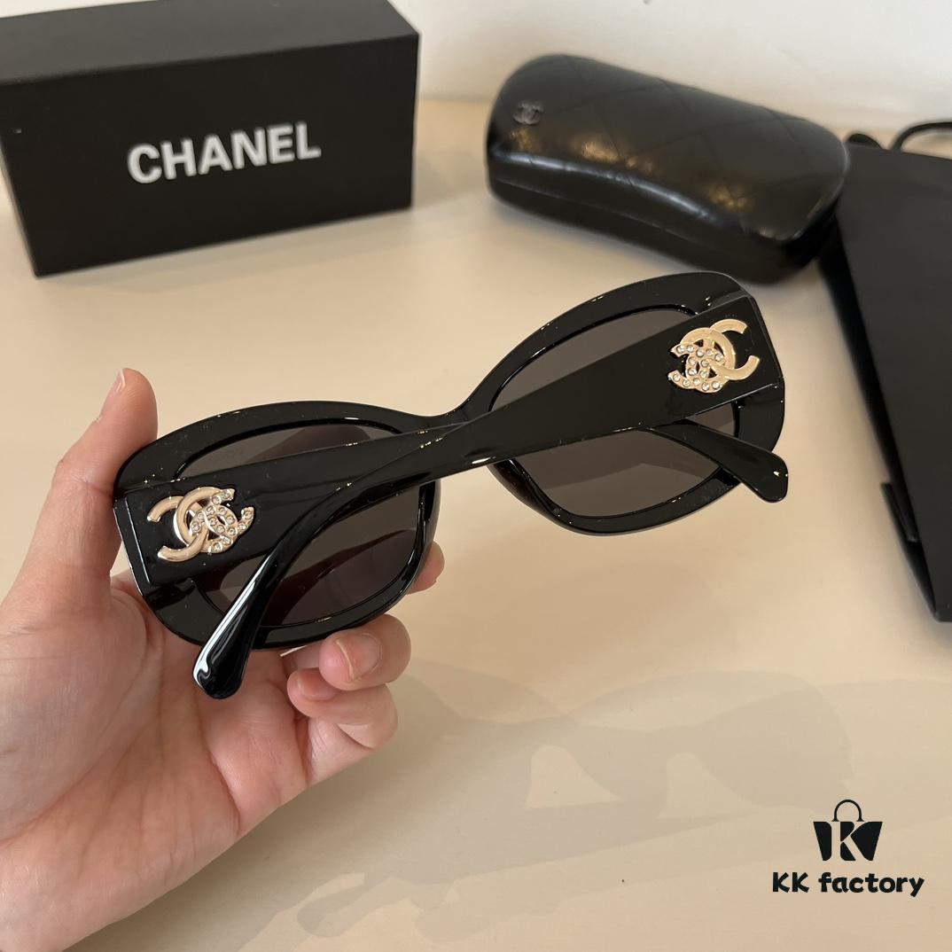Chanel Sunglasses, Polarized Sun Protection Glasses, High-End European and American Style, Super Flattering Face-Shaping Design