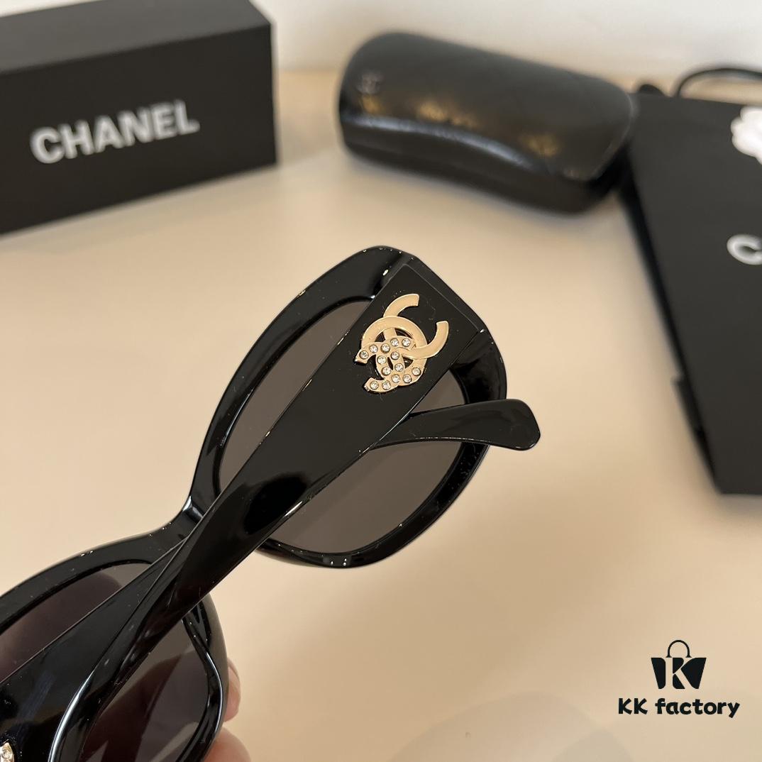 Chanel Sunglasses, Polarized Sun Protection Glasses, High-End European and American Style, Super Flattering Face-Shaping Design