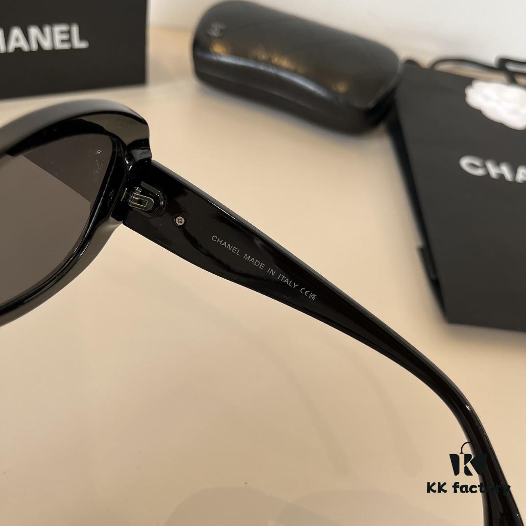 Chanel Sunglasses, Polarized Sun Protection Glasses, High-End European and American Style, Super Flattering Face-Shaping Design