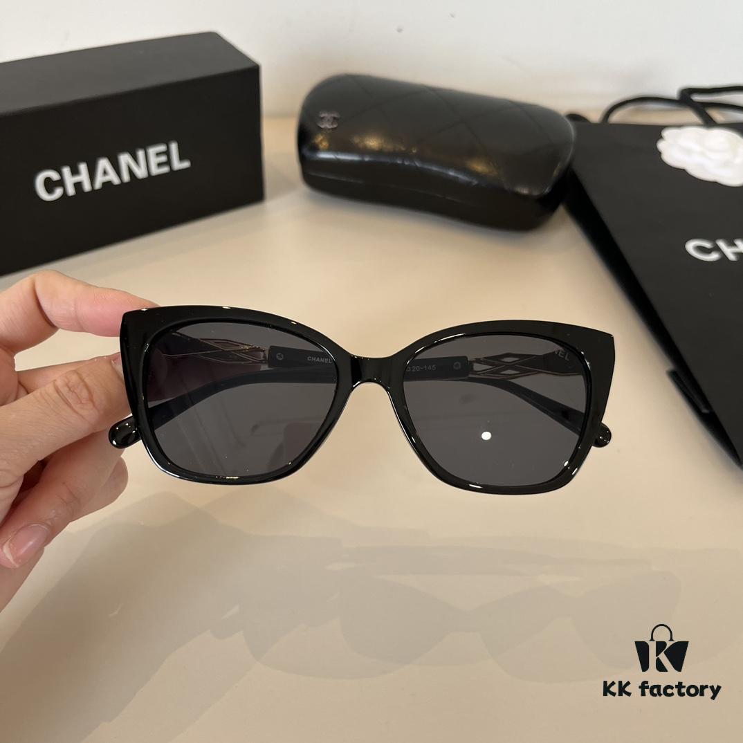 Chanel Sunglasses, Polarized Sun Protection Glasses, High-End European and American Style, Super Flattering Face Shape Design
