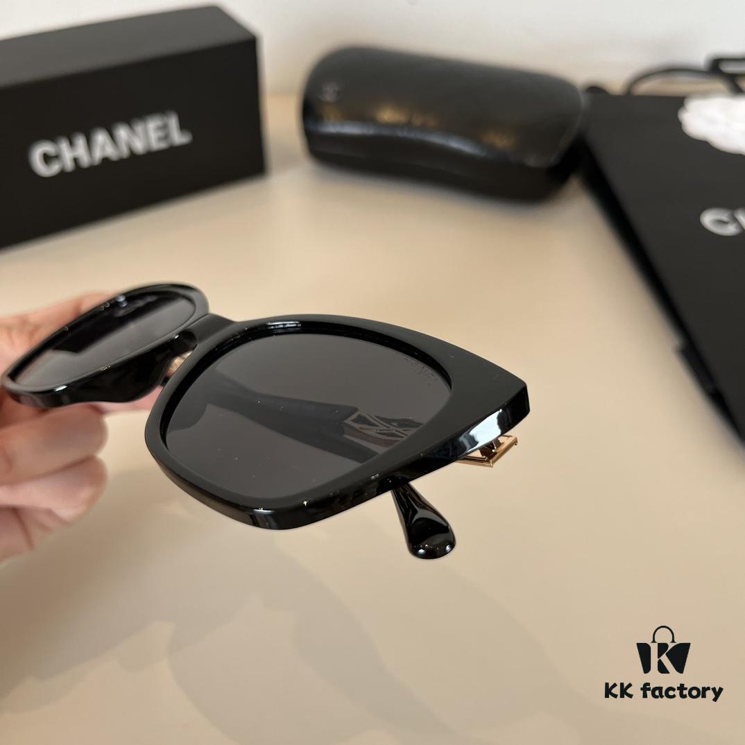 Chanel Sunglasses, Polarized Sun Protection Glasses, High-End European and American Style, Super Flattering Face Shape Design
