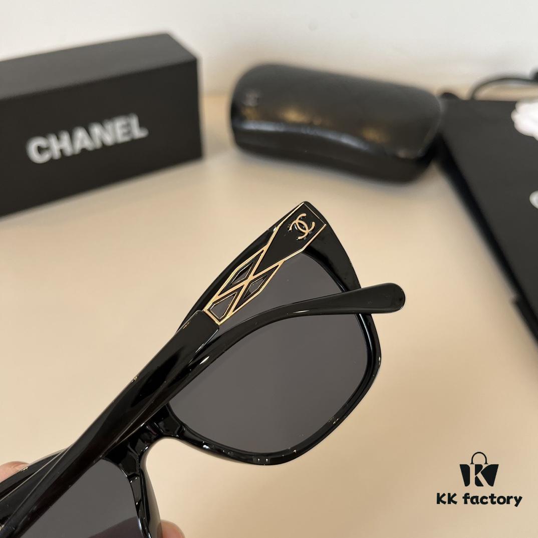Chanel Sunglasses, Polarized Sun Protection Glasses, High-End European and American Style, Super Flattering Face Shape Design
