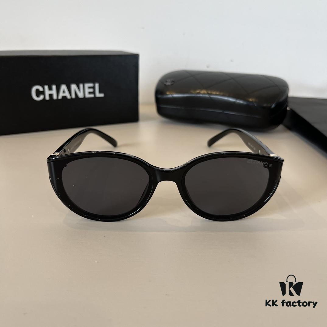 Chanel Sunglasses, Polarized Sun Protection Glasses, High-End European and American Style, Super Flattering Face-Shaping Design