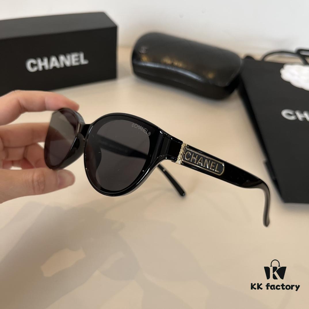 Chanel Sunglasses, Polarized Sun Protection Glasses, High-End European and American Style, Super Flattering Face-Shaping Design