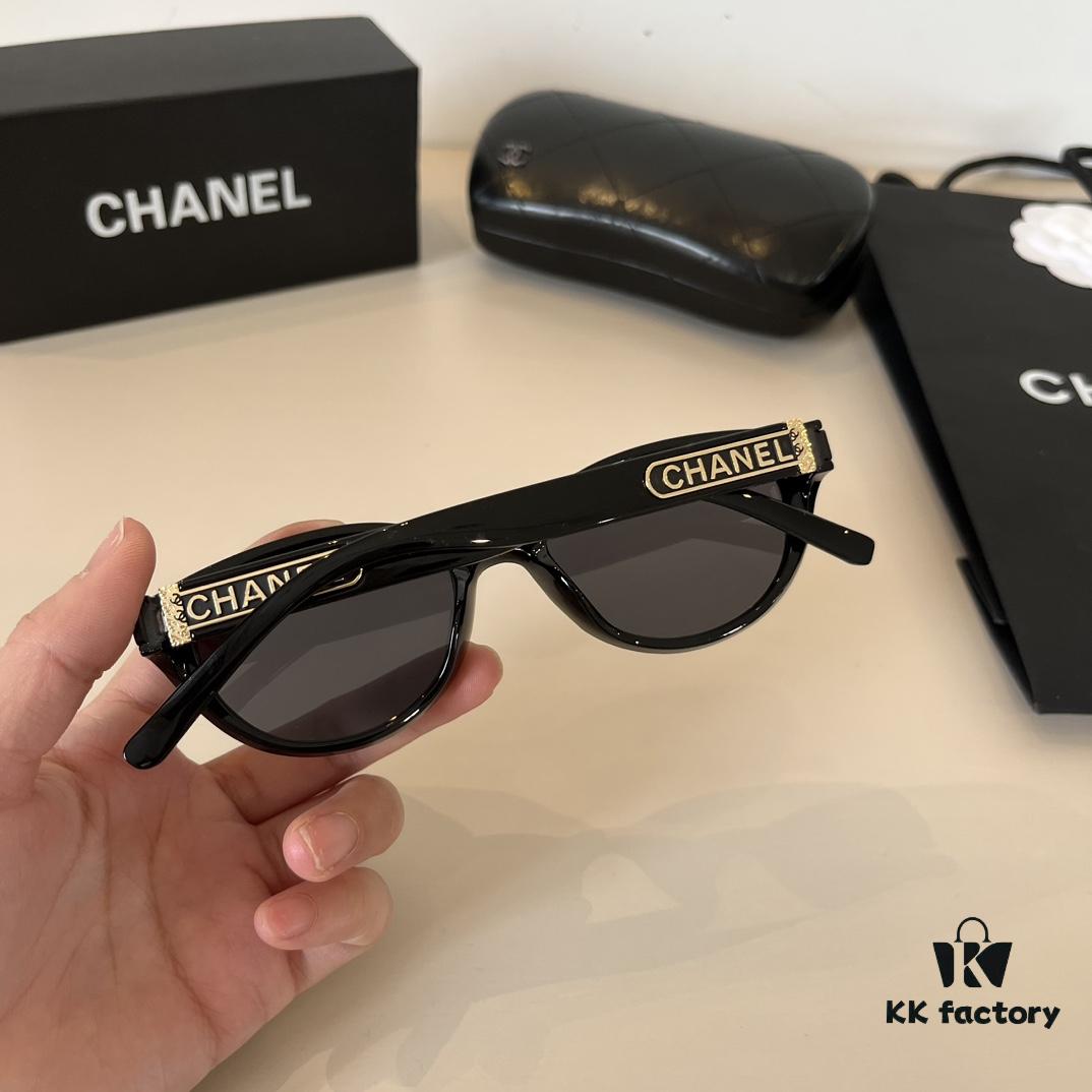 Chanel Sunglasses, Polarized Sun Protection Glasses, High-End European and American Style, Super Flattering Face-Shaping Design