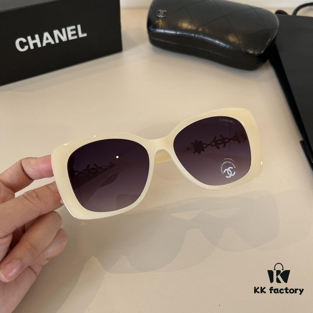 Chanel Sunglasses, Polarized Sun Protection Glasses, High-End European and American Style, Super Flattering Face-Shaping Design
