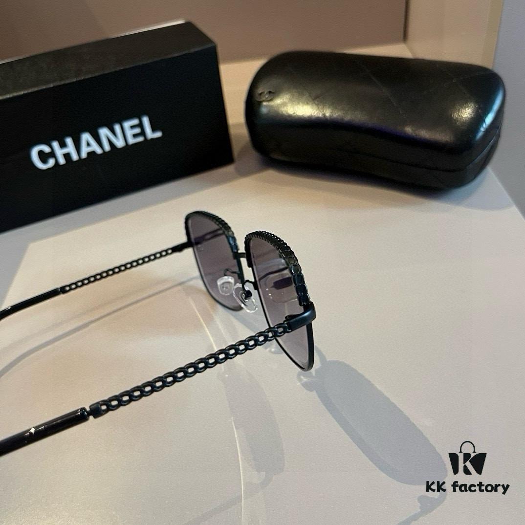 Chanel Sunglasses, absolutely in love, the moment you put them on, the aura is perfectly captured, they make your face look incredibly slim, large frames yet surprisingly lightweight, with just the right curvature on the temples for a comfortable, feather-light fit!