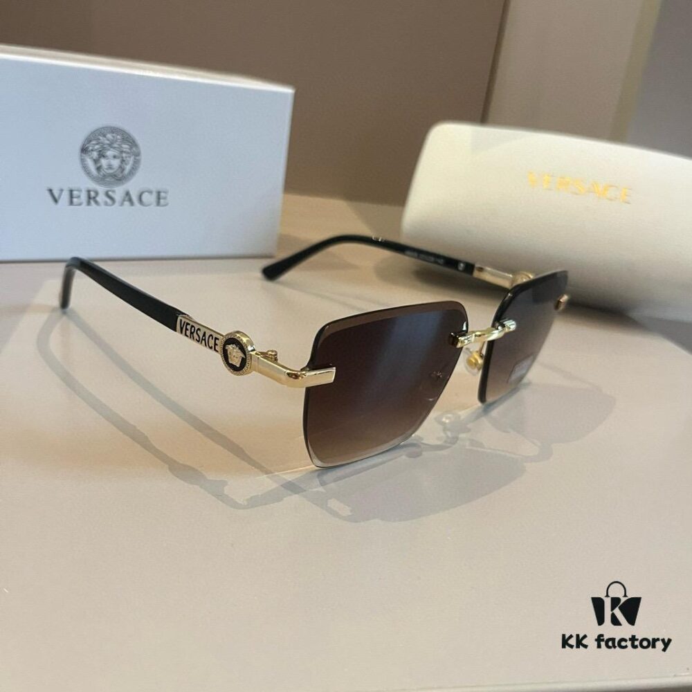 VERSACE Versace Fashion Sunglasses, Unisex European and American Style Sun Protection Glasses, Perfect for Enhancing Facial Features