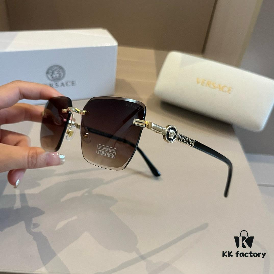 VERSACE Versace Fashion Sunglasses, Unisex European and American Style Sun Protection Glasses, Perfect for Enhancing Facial Features