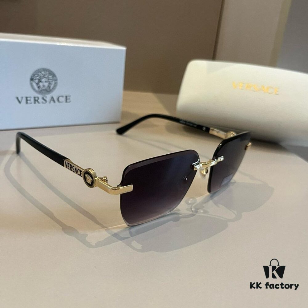 VERSACE Versace Fashion Sunglasses, Unisex European and American Style Sun Protection Glasses, Flattering Face-Shape Design