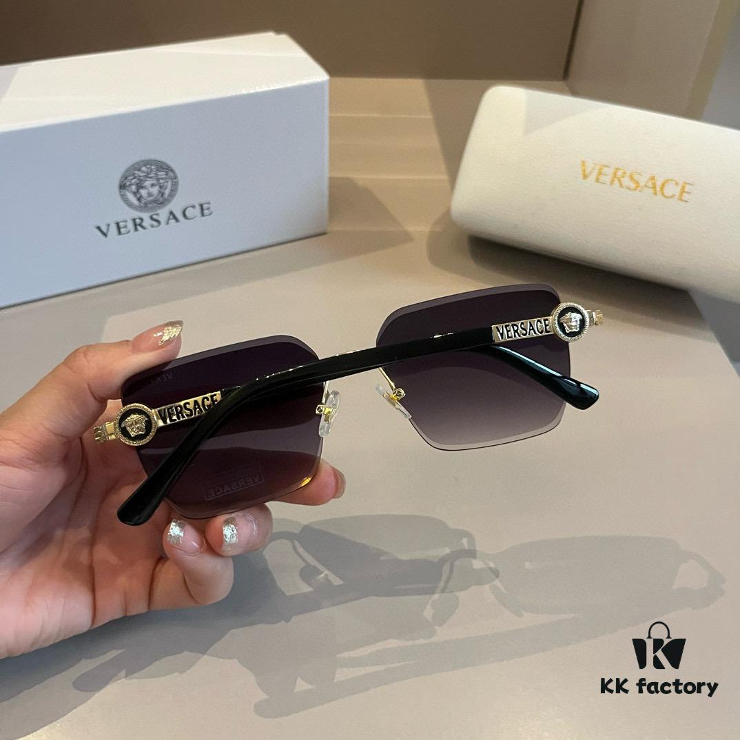 VERSACE Versace Fashion Sunglasses, Unisex European and American Style Sun Protection Glasses, Flattering Face-Shape Design