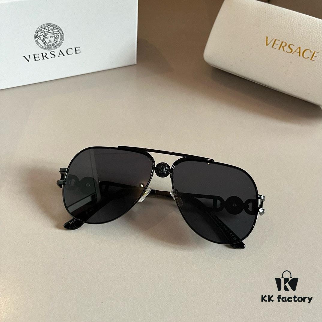 VERSACE Versace Fashion Sunglasses, Men's Polarized Sunglasses, Stylish Sun Protection for Face Contour Enhancement