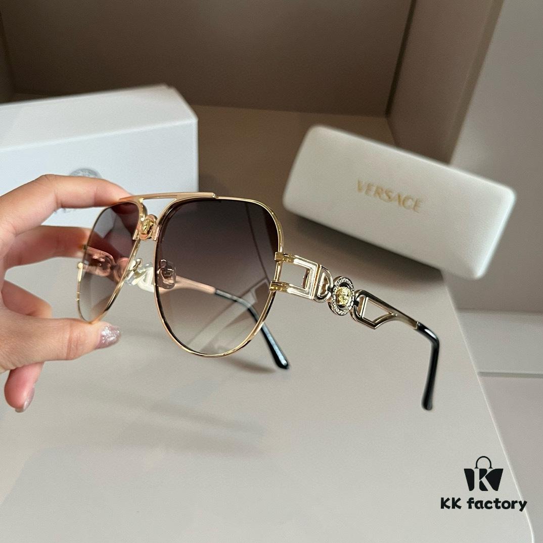 VERSACE Versace Fashion Sunglasses, Men's Polarized Sunglasses, Stylish Sun Protection for Face-Shape Enhancement
