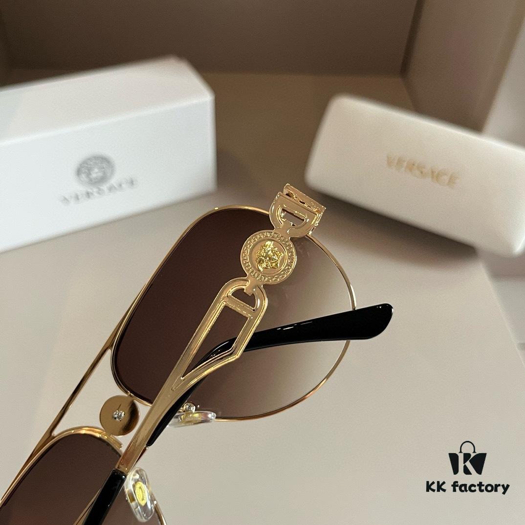 VERSACE Versace Fashion Sunglasses, Men's Polarized Sunglasses, Stylish Sun Protection for Face-Shape Enhancement