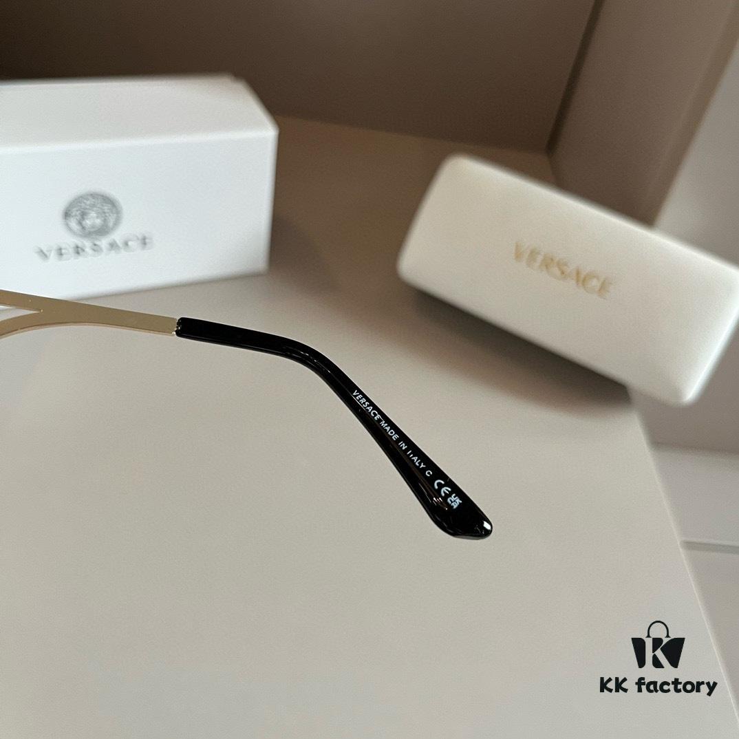 VERSACE Versace Fashion Sunglasses, Men's Polarized Sunglasses, Stylish Sun Protection for Face-Shape Enhancement