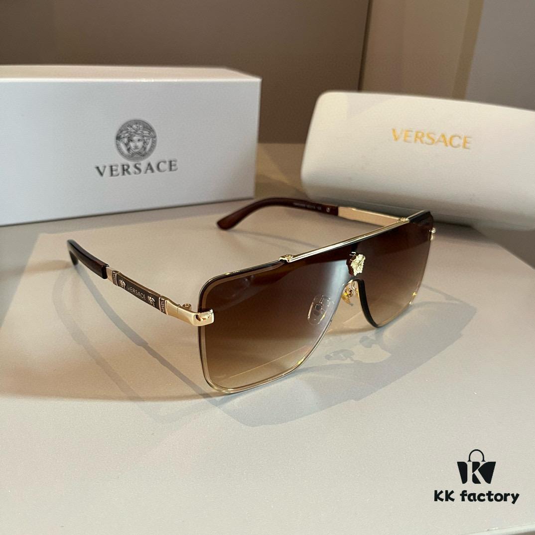 VERSACE Versace Fashion Sunglasses, Men's Polarized Sunglasses, Stylish Sun Protection Eyewear for Face-Shape Enhancement