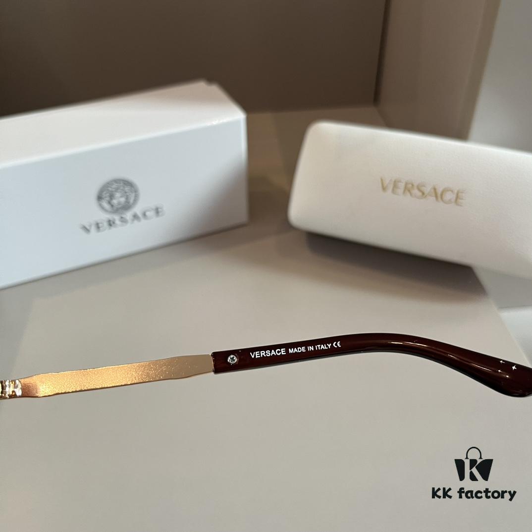 VERSACE Versace Fashion Sunglasses, Men's Polarized Sunglasses, Stylish Sun Protection Eyewear for Face-Shape Enhancement