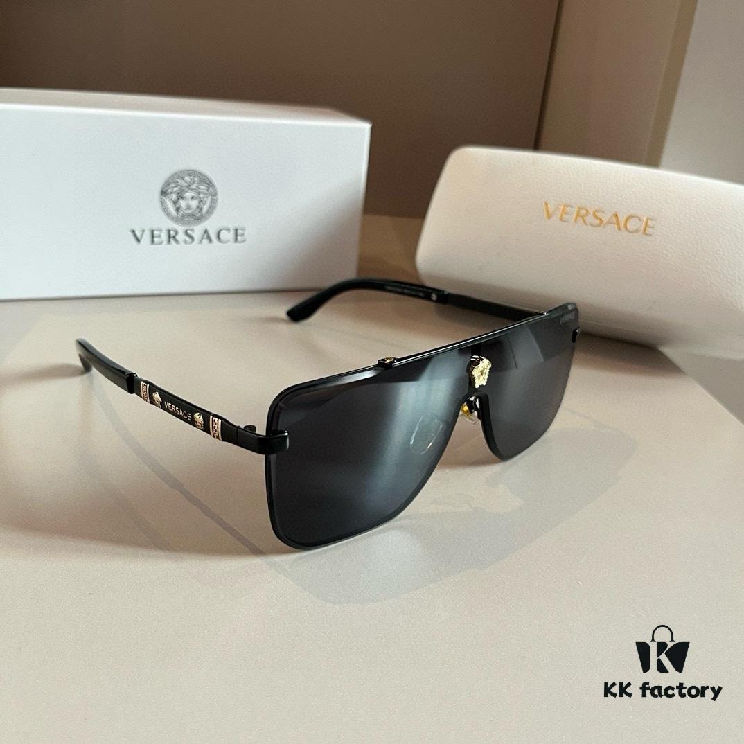 VERSACE Versace Fashion Sunglasses, Men's Polarized Sunglasses, Stylish Sun Protection Eyewear for Face-Shape Enhancement