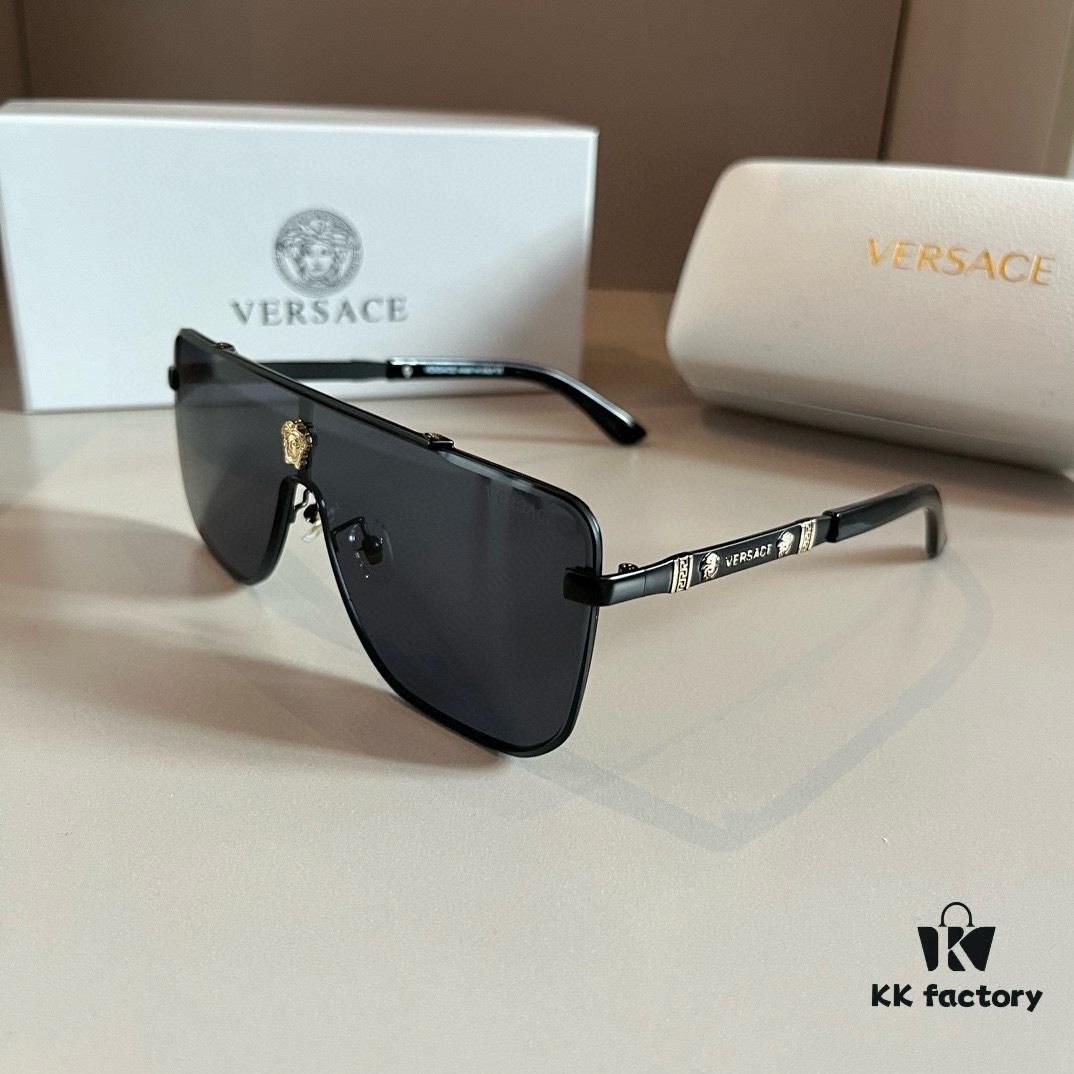 VERSACE Versace Fashion Sunglasses, Men's Polarized Sunglasses, Stylish Sun Protection Eyewear for Face-Shape Enhancement
