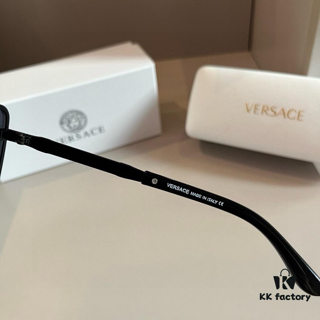 VERSACE Versace Fashion Sunglasses, Men's Polarized Sunglasses, Stylish Sun Protection Eyewear for Face Contour Enhancement