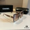 Chanel Popular Pearl-Temple Sunglasses, Trending on Xiaohongshu, 2023 Hot Item, Fashionable Designer-Style Shades