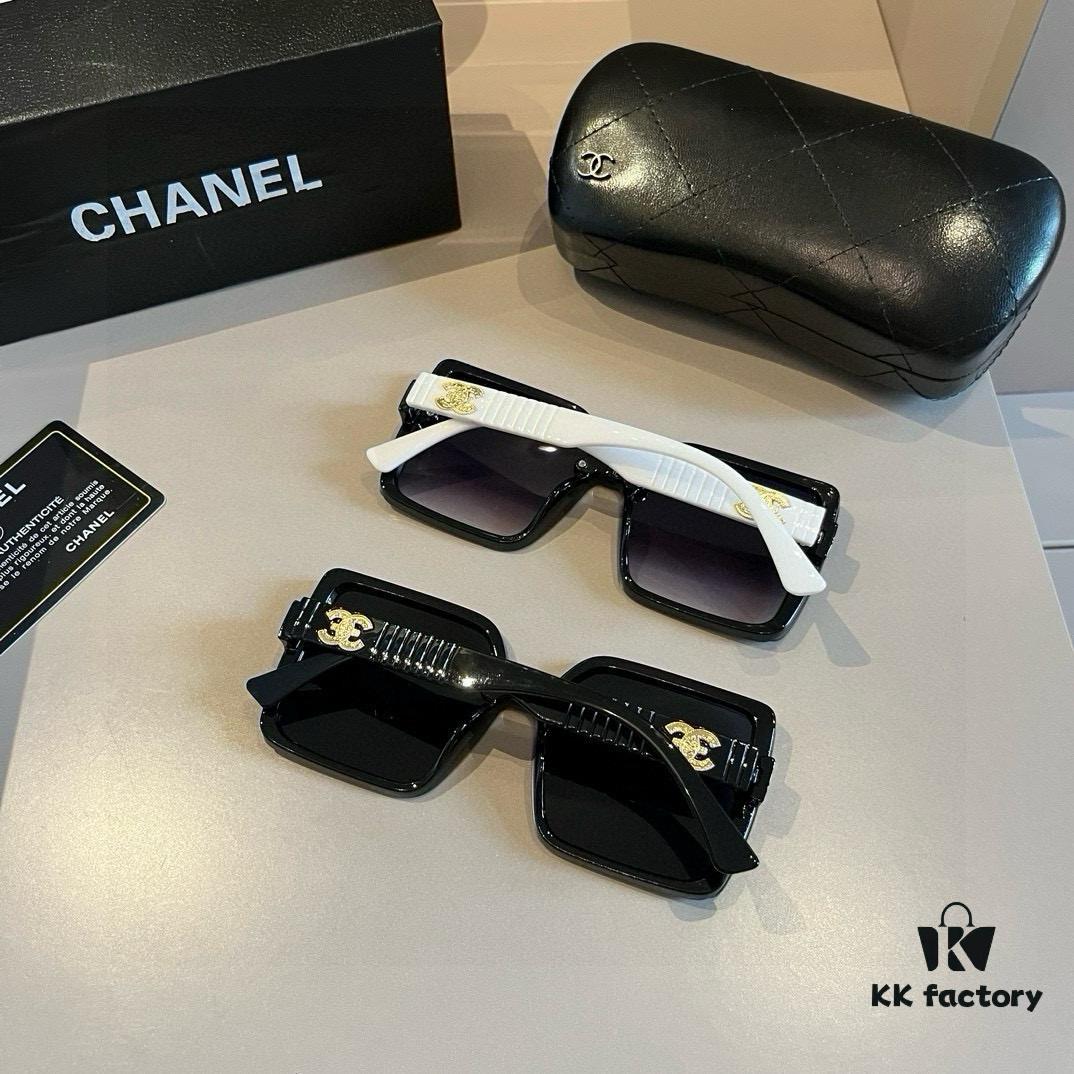 Chanel Popular Pearl-Temple Sunglasses, Trending on Xiaohongshu, 2023 Hot Item, Fashionable Designer-Style Shades