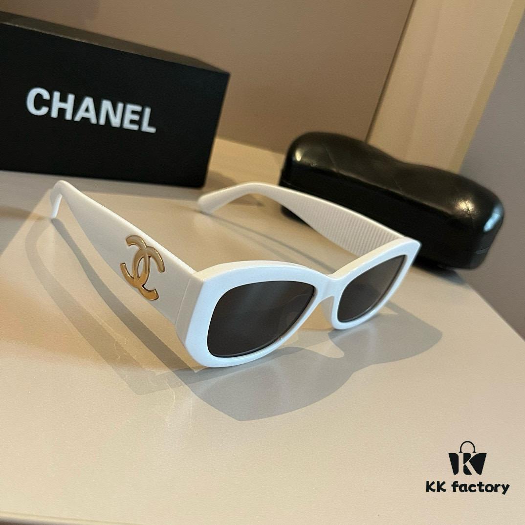 CHANEL Sunglasses🕶️ Popular Style Worn by Many Celebrities, CHANEL‼️‼️ New Large-Frame Polarized Sunglasses with Ultra-Clear Lens