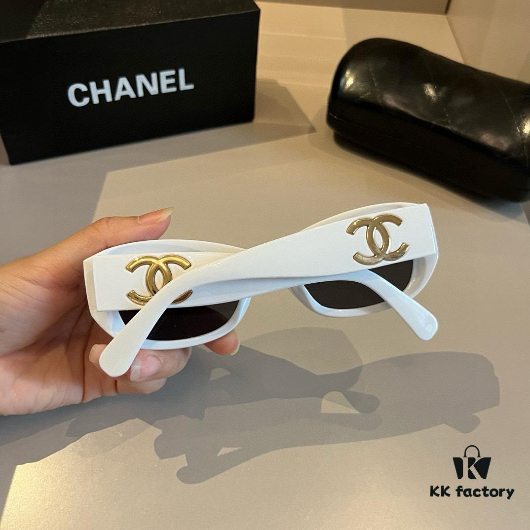 CHANEL Sunglasses🕶️ Popular Style Worn by Many Celebrities, CHANEL‼️‼️ New Large-Frame Polarized Sunglasses with Ultra-Clear Lens