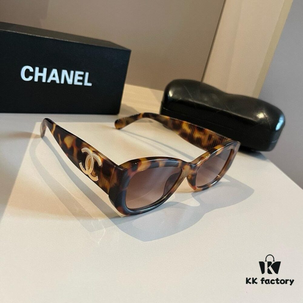 CHANEL Chanel Sunglasses🕶️ Worn by Numerous Celebrities, New Large-Frame Polarized Clear Vision Sunglasses
