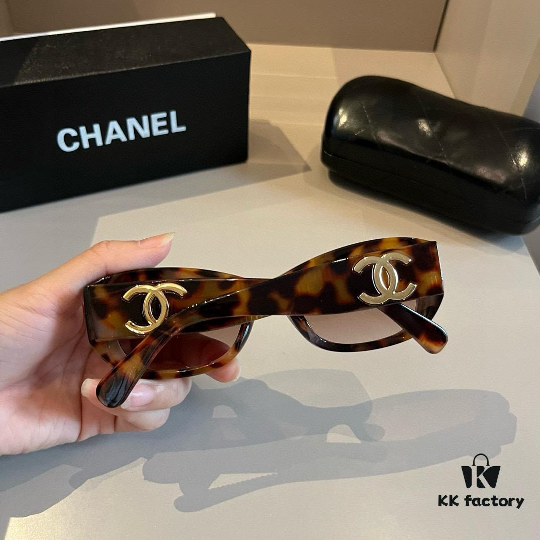CHANEL Chanel Sunglasses🕶️ Worn by Numerous Celebrities, New Large-Frame Polarized Clear Vision Sunglasses