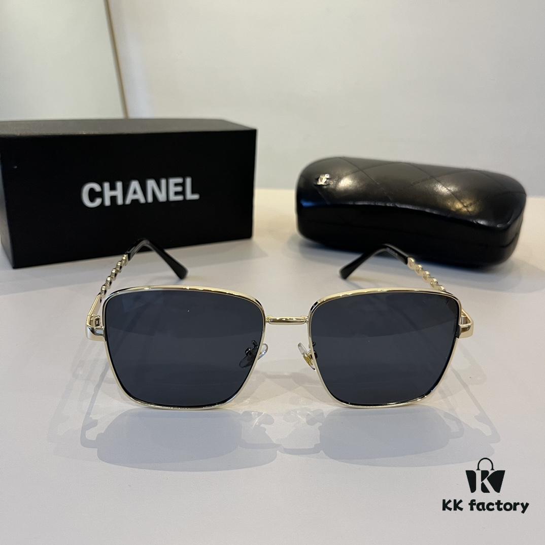 CHANEL Sunglasses🕶️ Popular Style Worn by Numerous Celebrities, CHANEL‼️‼️ New Large-Frame Polarized Sunglasses with Crystal-Clear Vision
