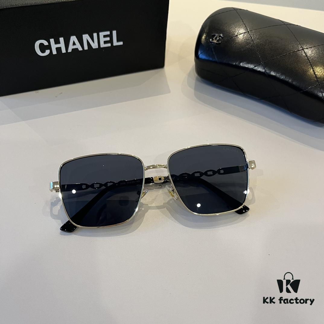 CHANEL Sunglasses🕶️ Popular Style Worn by Numerous Celebrities, CHANEL‼️‼️ New Large-Frame Polarized Sunglasses with Crystal-Clear Vision