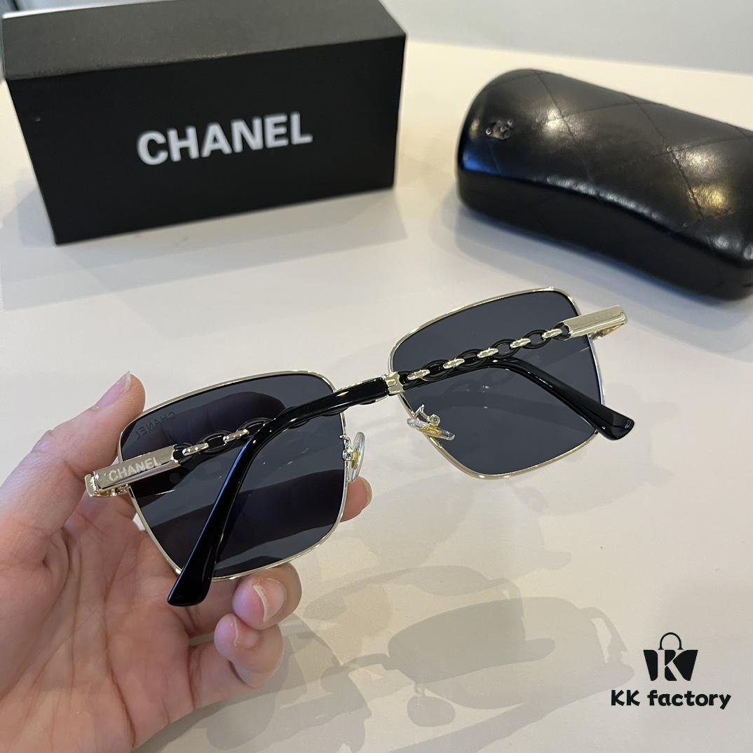 CHANEL Sunglasses🕶️ Popular Style Worn by Numerous Celebrities, CHANEL‼️‼️ New Large-Frame Polarized Sunglasses with Crystal-Clear Vision