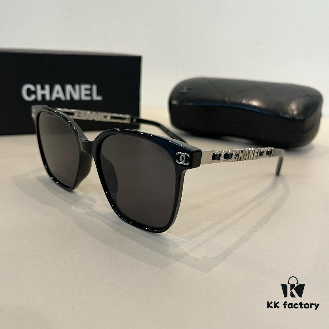 Chanel Elegant Lady-Style Sunglasses, Highly Sought-After Sun Protection Glasses for Driving and Daily Wear