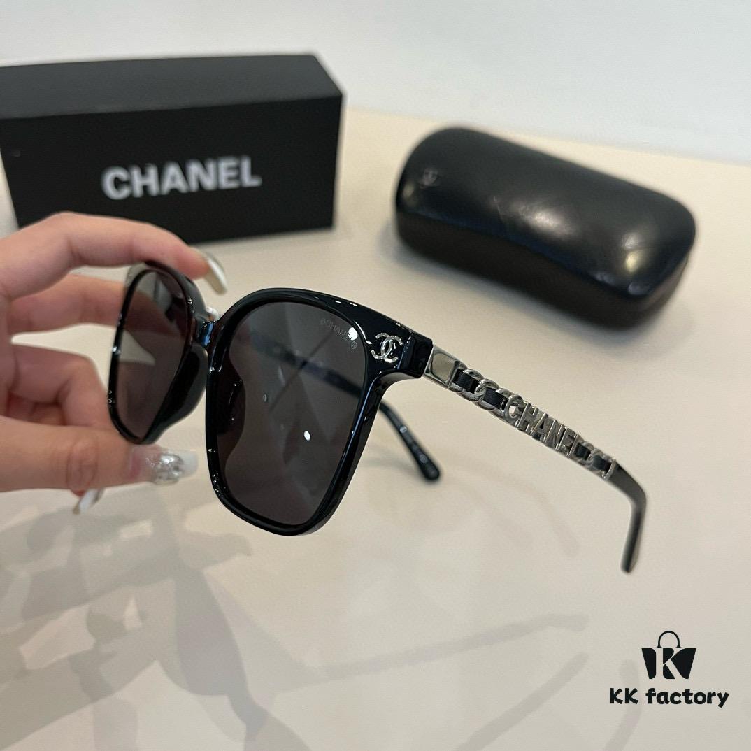 Chanel Elegant Lady-Style Sunglasses, Highly Sought-After Sun Protection Glasses for Driving and Daily Wear