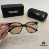 Chanel Elegant Lady-Style Sunglasses, Highly Sought-After Sun Protection Glasses for Driving and Outdoor Use