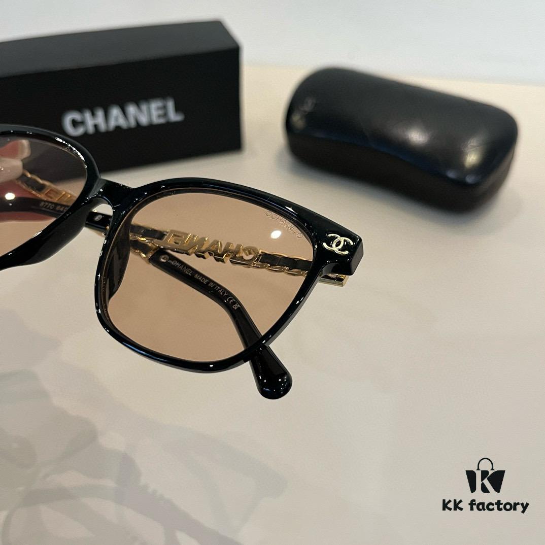 Chanel Elegant Lady-Style Sunglasses, Highly Sought-After Sun Protection Glasses for Driving and Outdoor Use