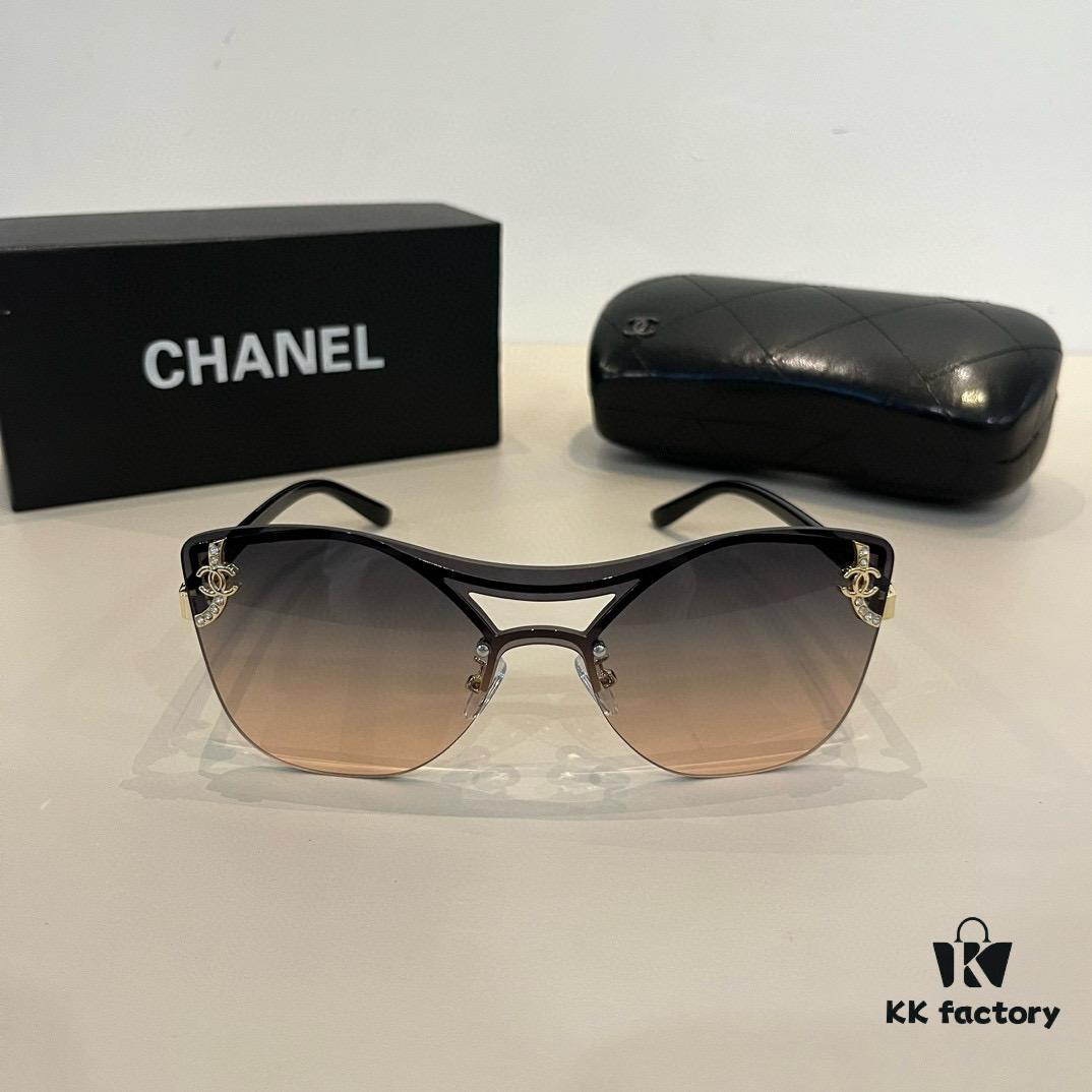 Chanel Sunglasses, Ultra-High-End Custom Design, Essential Eyewear for Traveling and Driving