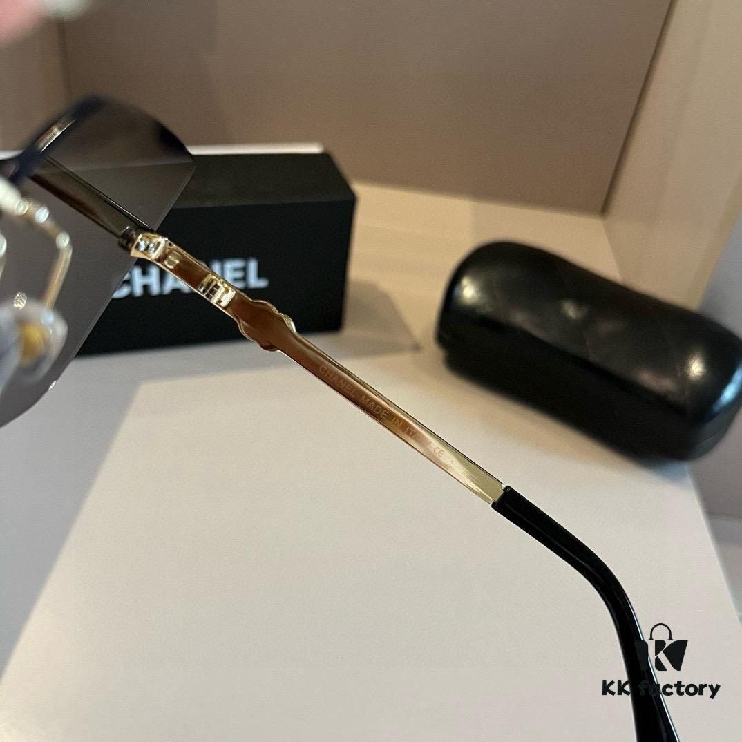 CHANEL Official Spring Collection New Arrival Oversized Sunglasses, Polarized Clear Lens Sun Glasses Popular Among Many Celebrities