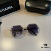 Chanel Sunglasses for Round Faces, Oversized Frame Sun Glasses 2024 New Arrival, Flattering and Slimming Design