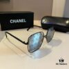 Chanel Sunglasses for Round Faces, Oversized Frame Sun Glasses 2024 New Arrival, Flattering and Slimming Design