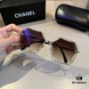 Chanel Sunglasses for Round Faces, Oversized Frame Sun Glasses 2024 New Arrival, Flattering and Slimming Design
