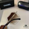 Chanel Sunglasses for Round Faces, Oversized Frame Sun Glasses 2024 New Arrival, Flattering and Slimming Design