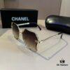 Chanel Sunglasses for Round Faces, Oversized Frame Sun Glasses 2024 New Arrival, Flattering and Slimming Design