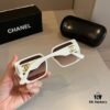 Chanel Sunglasses for Round Faces, Oversized Frame Sun Glasses 2024 New Arrival, Flattering and Slimming Design